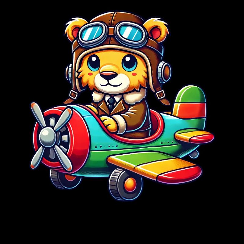 Lion Pilot Hélice Avion Licence de vol Avion