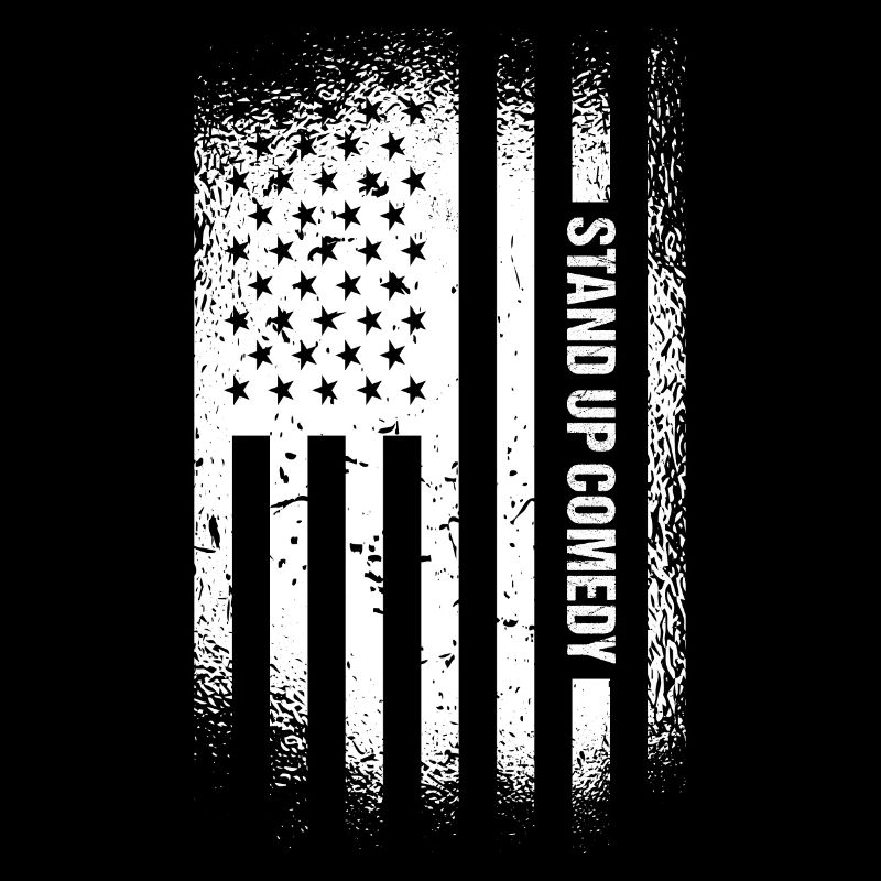 Comedian Us Flag Stand Up Comedy