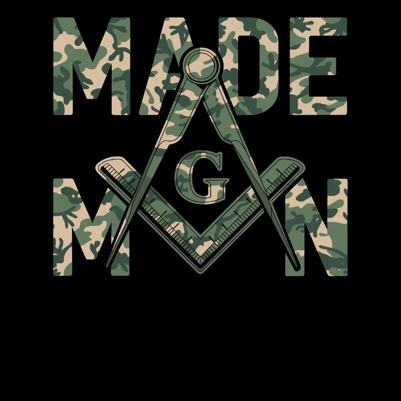 Made Man Mason Masonic Camo Freemason