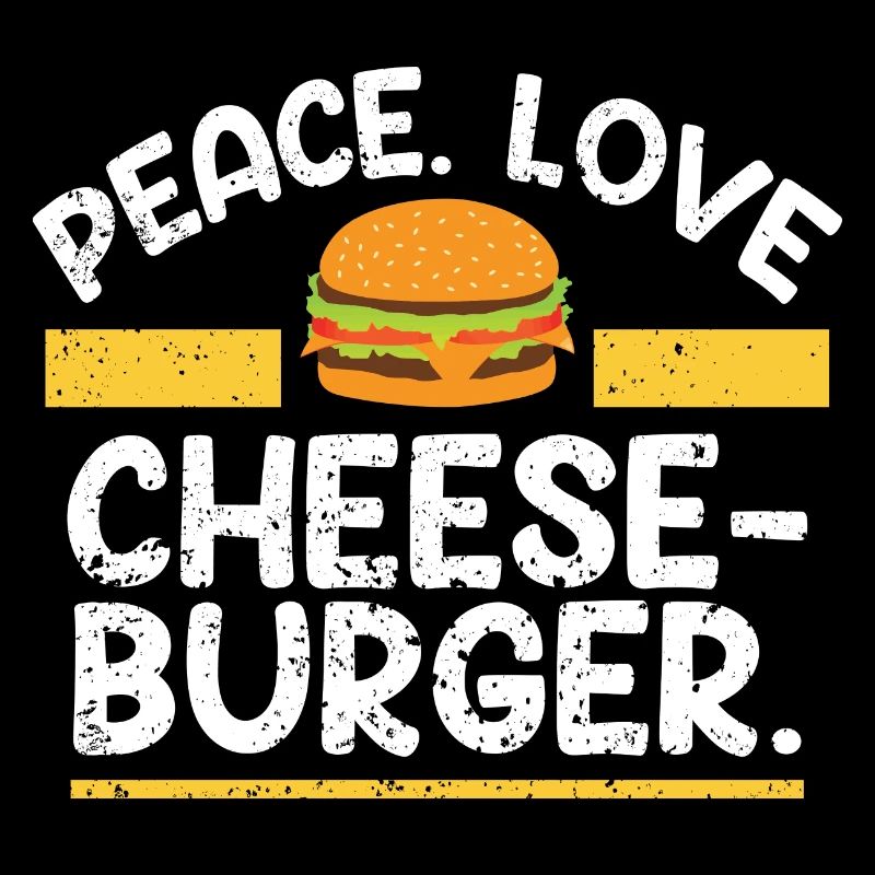 cheeseburger d’amour de la paix