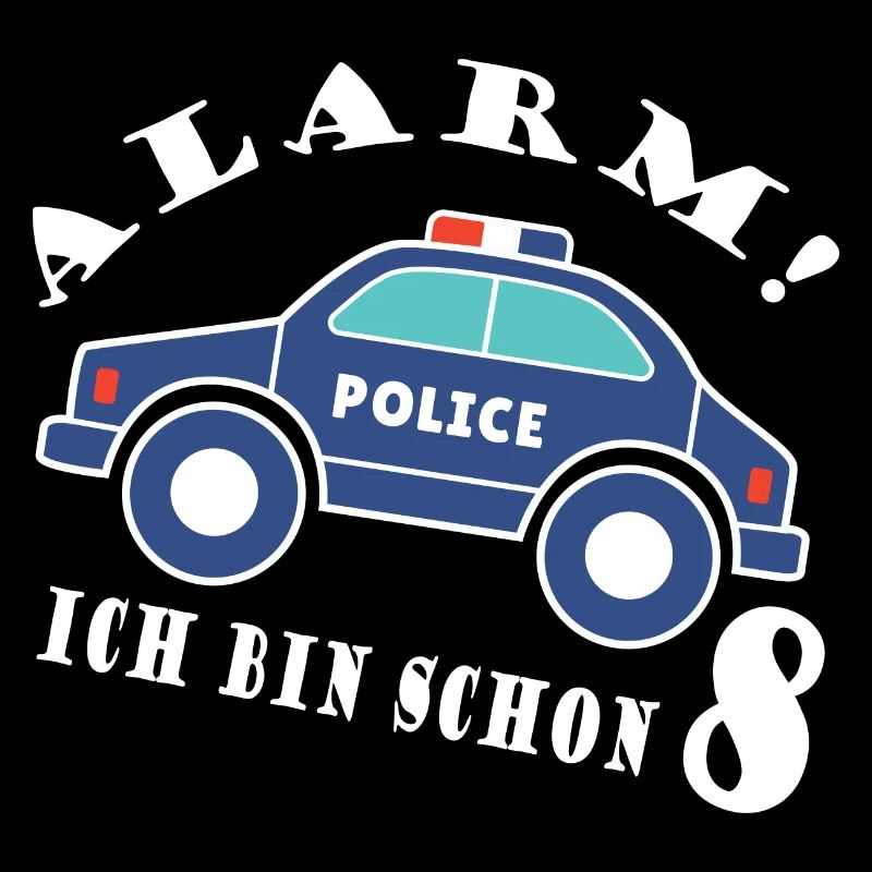 Alarm ich bin schon 8 Polizei