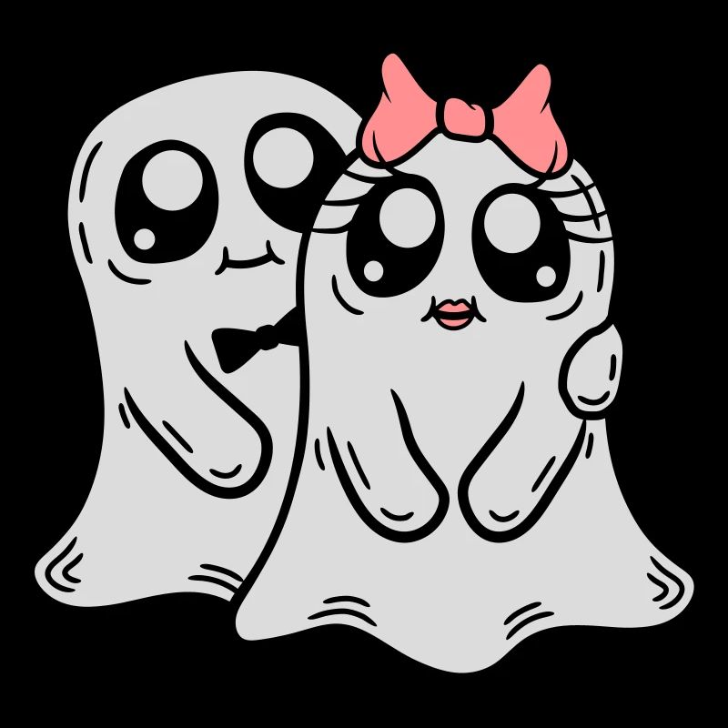 Couple Ghosts Man Woman
