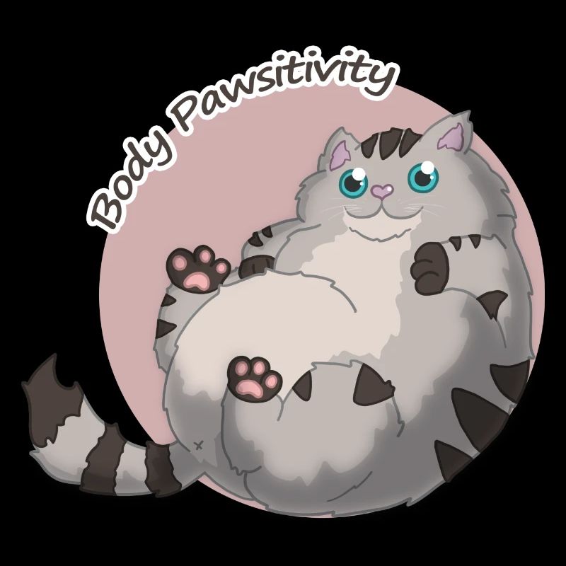 Body Pawsitivity Cat pink