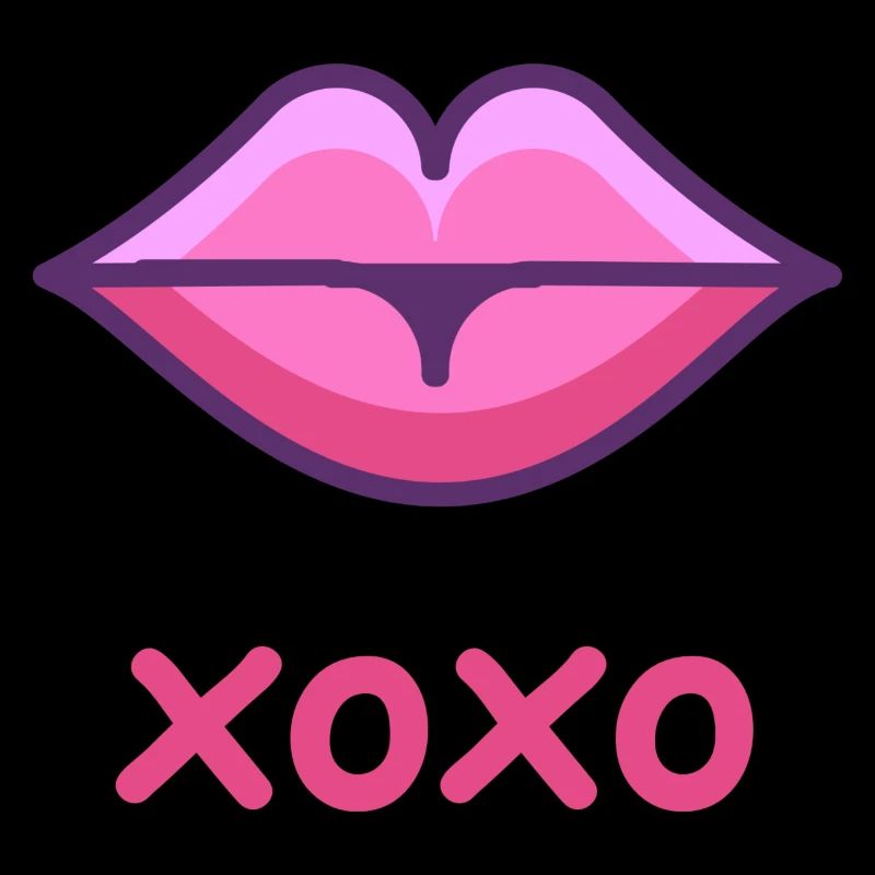 XOXO Bouche baiser