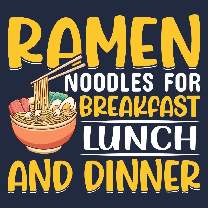 Ramen noodles for breakfast, lunch and