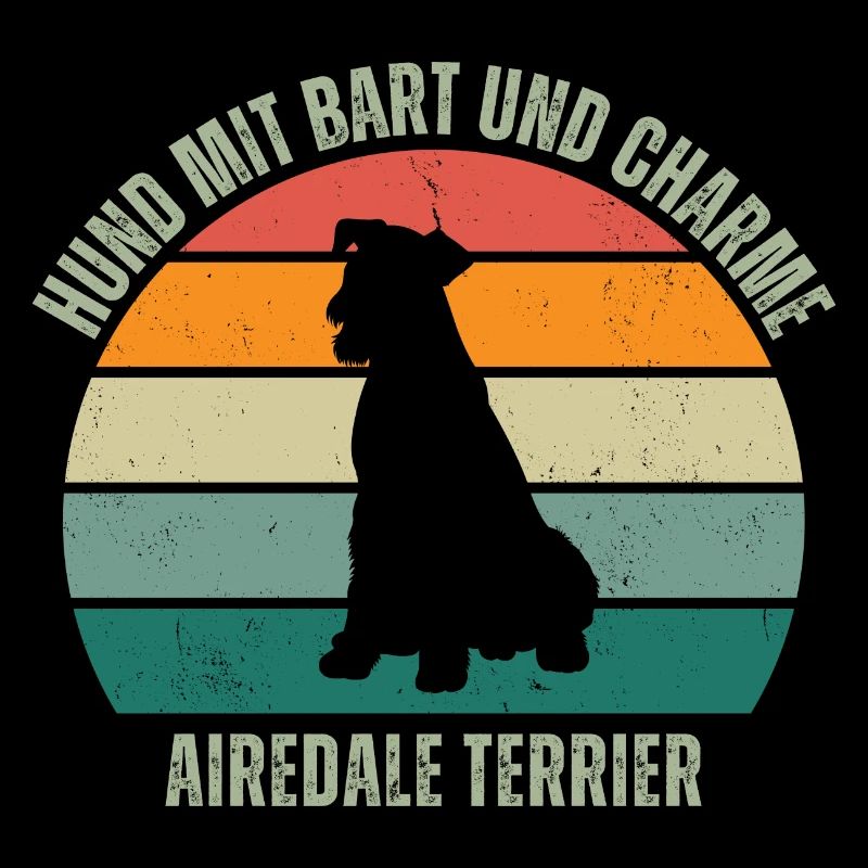 Hund mit Bart und Charme, AiredaleTerrier