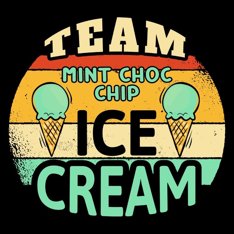 Team Mint Choc Crème glacée Cornet Crème glacée Crème glacée