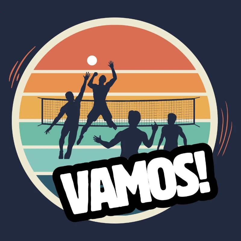 Vamos beach volley rétro