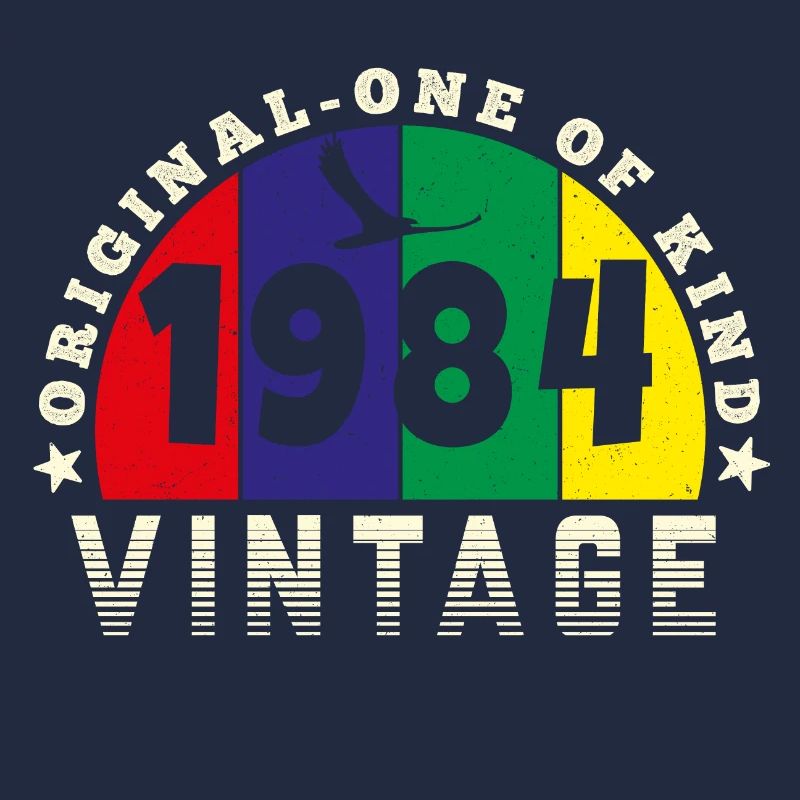 Vintage 1984 Retro - Bursdag