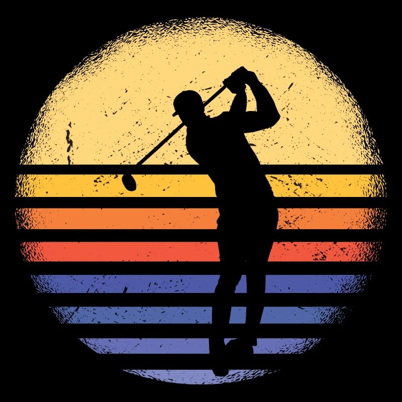 Sport Retro Sunset Golf