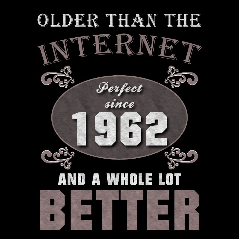 1962 Geboren Geschenk Internet Geburtstag Spruch