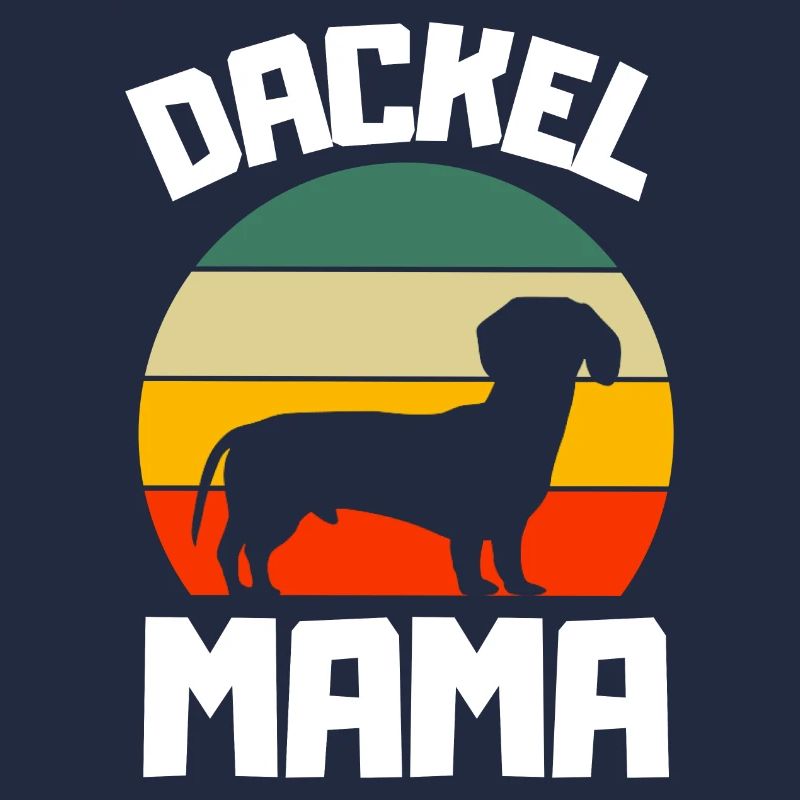 Maman teckel rétro