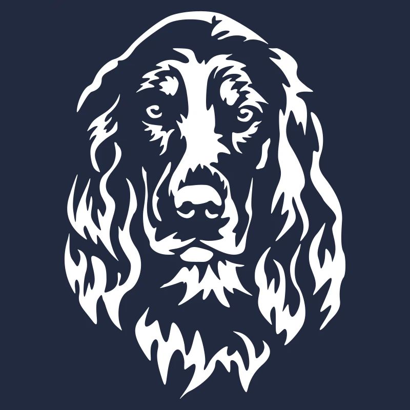 Gordon Setter Kopf "Black Edition"