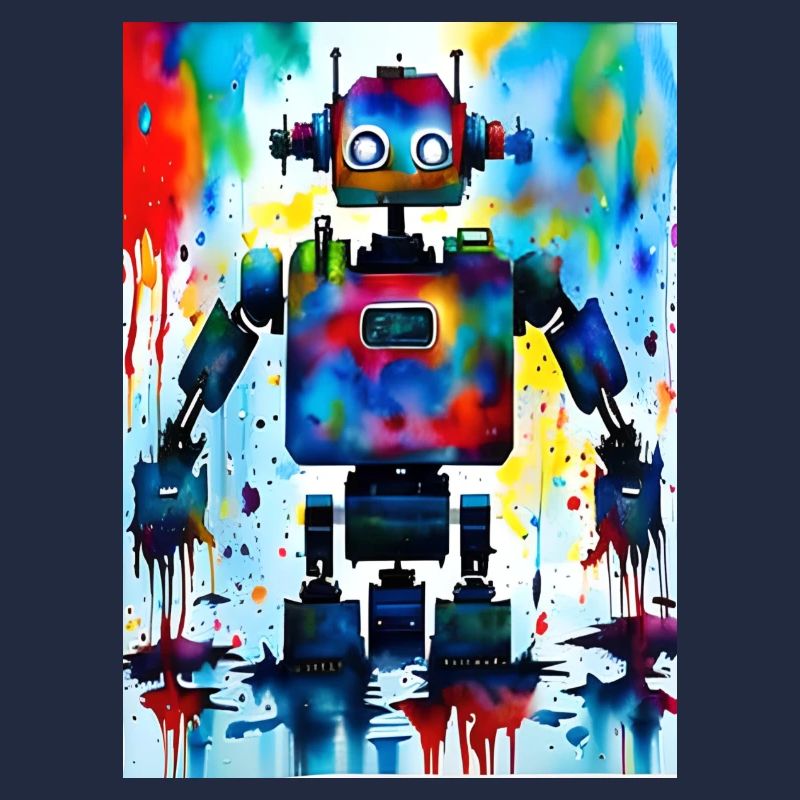 Art Robot Colorful