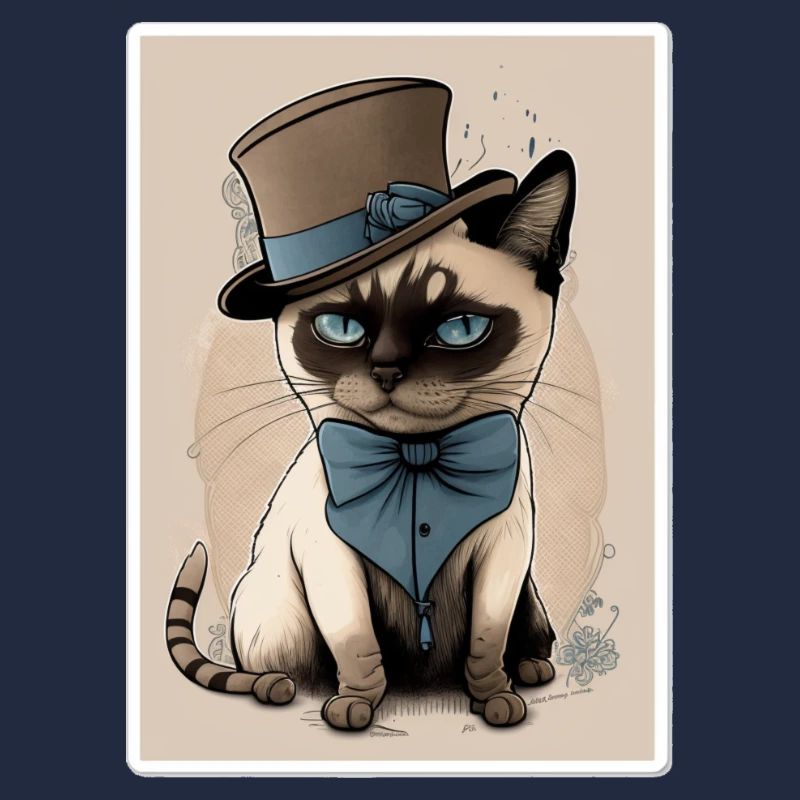 Chat avec chapeau