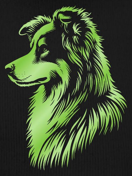 Herding dog green