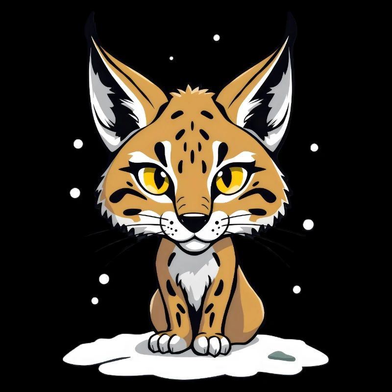 Petit lynx mignon