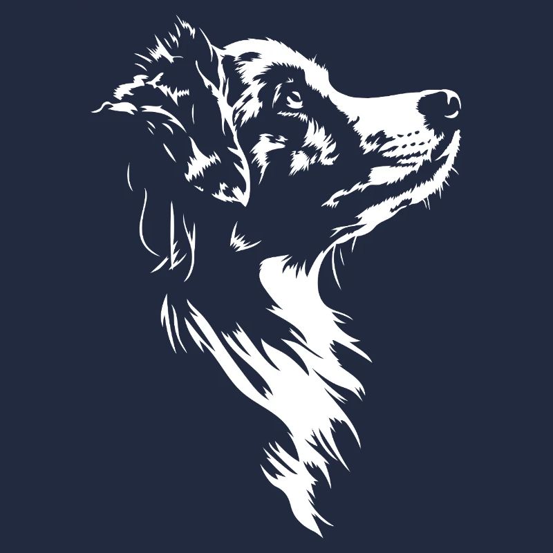 Australian Shepherd Silhouette Herding Dog Wilsigns