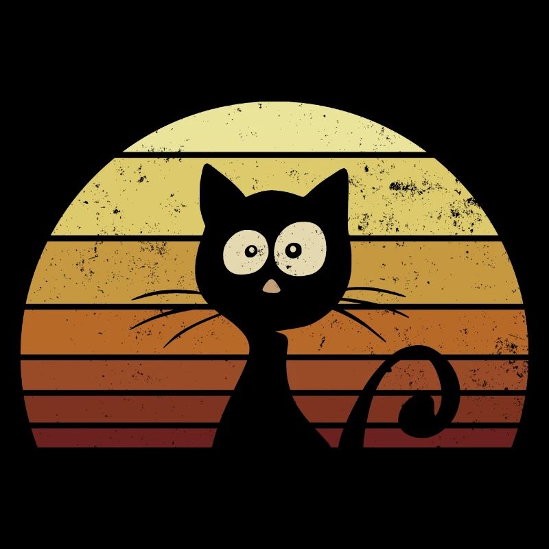 Chat au look rétro