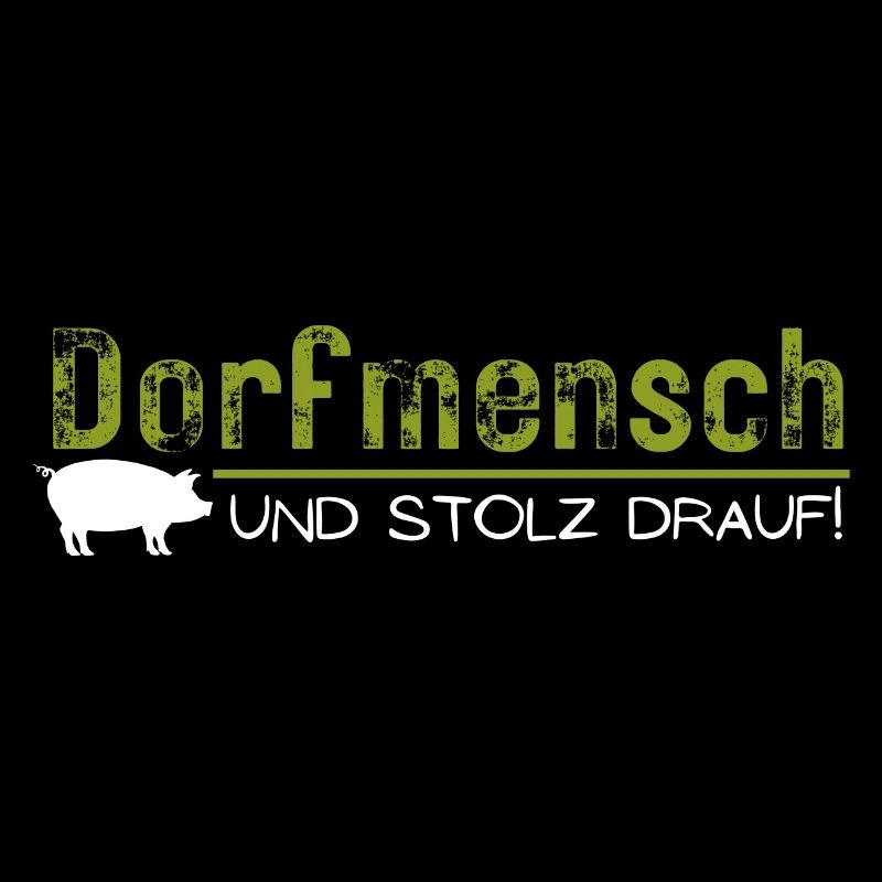 dorf mensch kind stolz drauf spruch geschenk idee