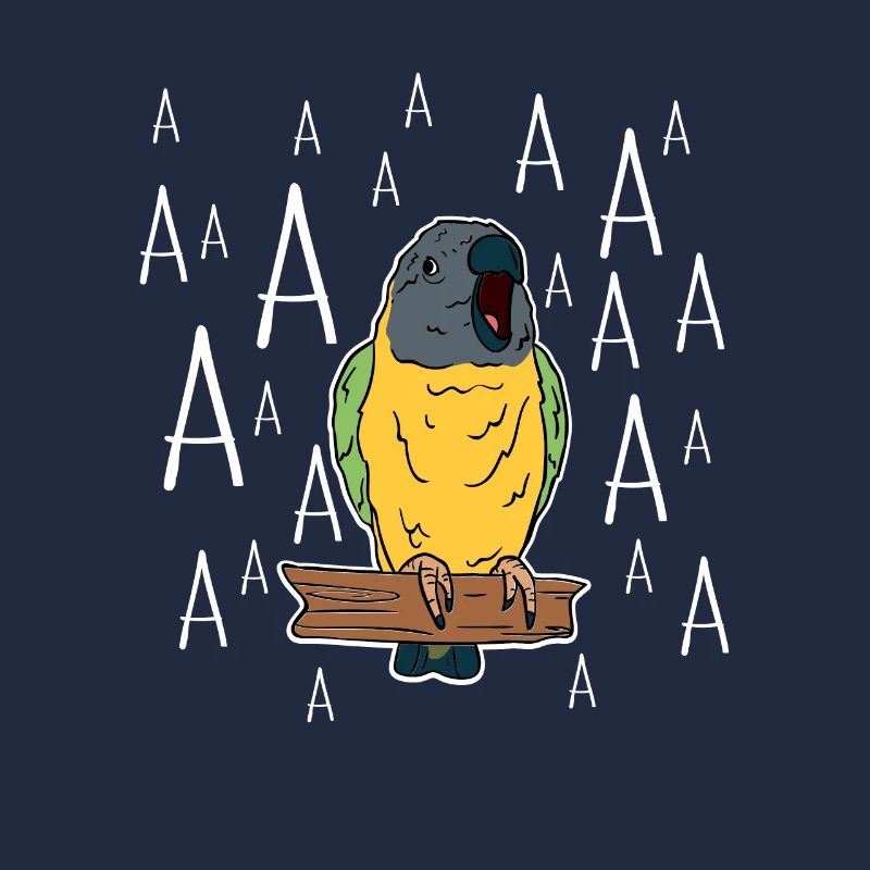 Screaming Senegal Parrot