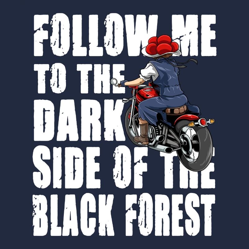 Black Forest Biker Lady Schwarzwald Motorrad