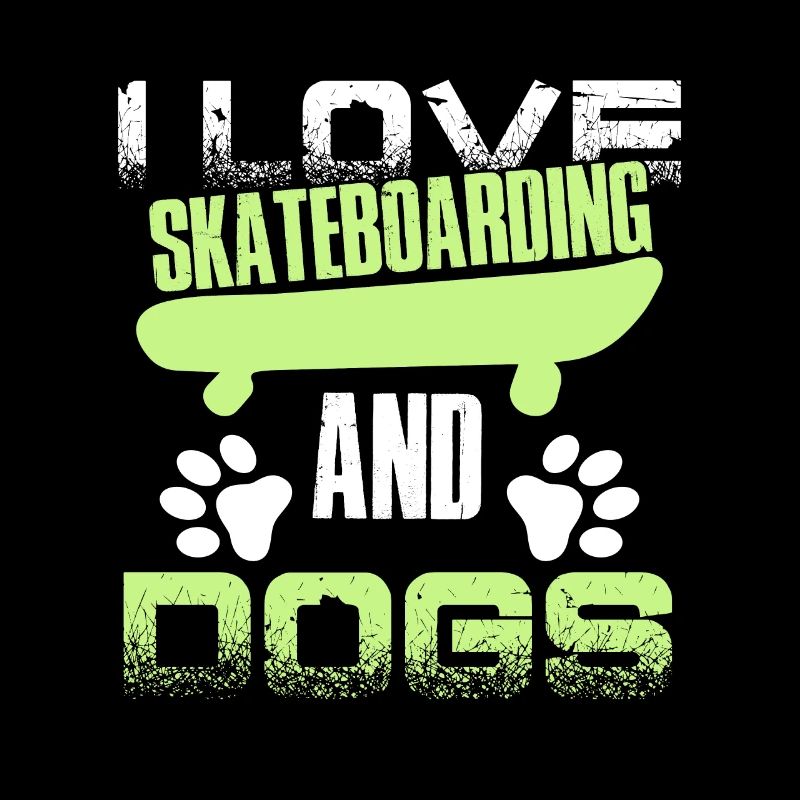 skateboarding liebe hunde
