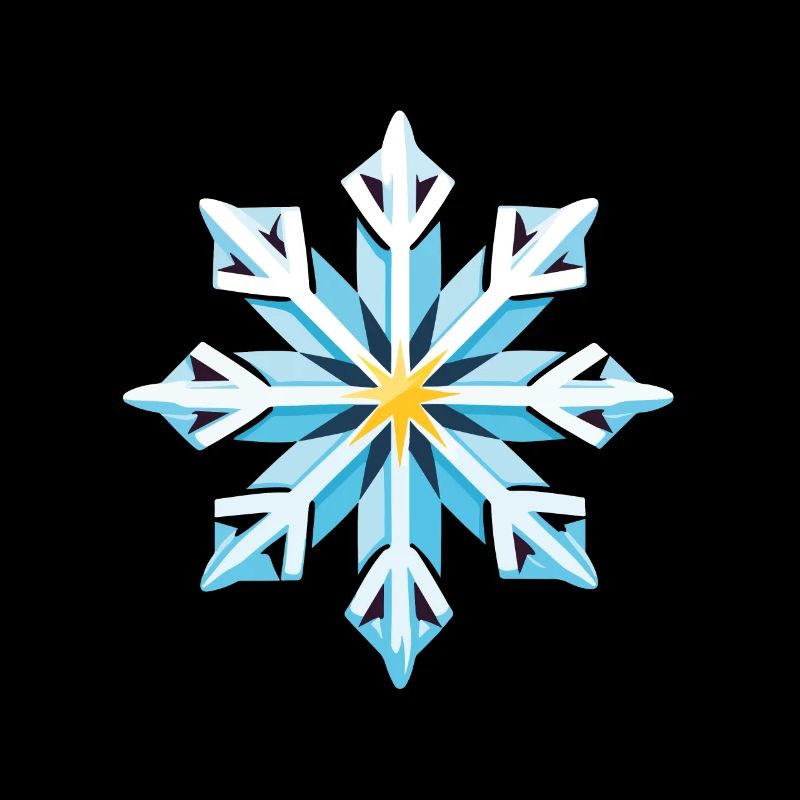Flocon de neige d’hiver