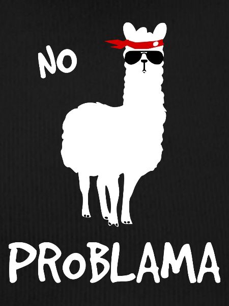 No Problama white