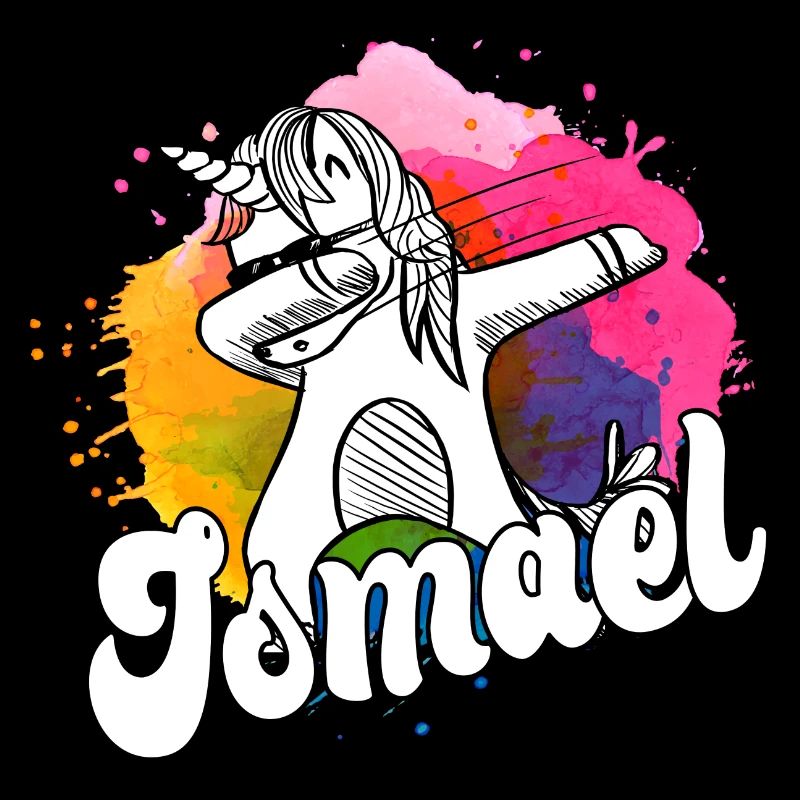 ISMAEL - Beautiful Boy Name with Cool Unicorn