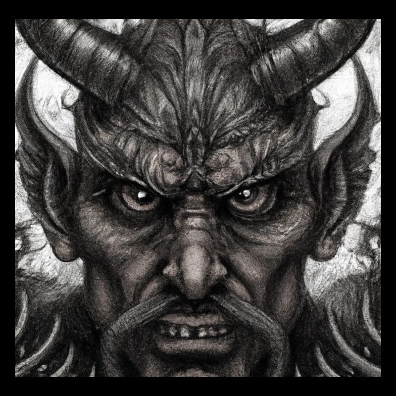 Visage du diable