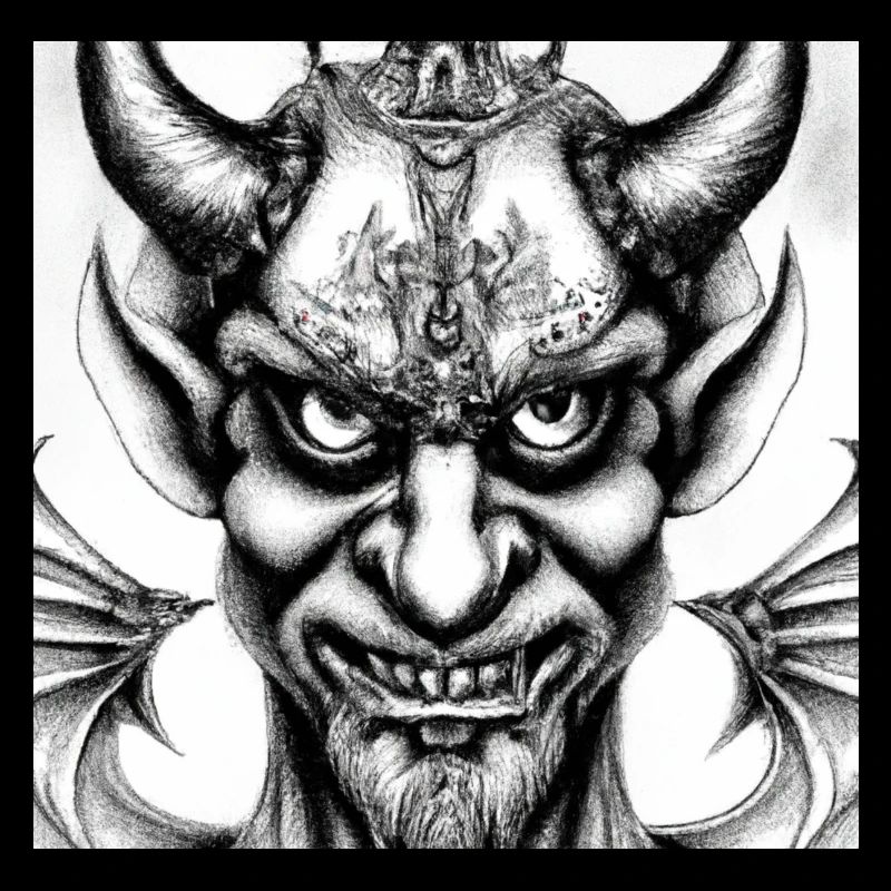 Visage du diable