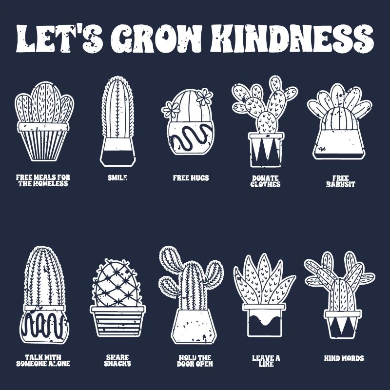 Awesome Let's Grow Kindness For Succulent Cactus
