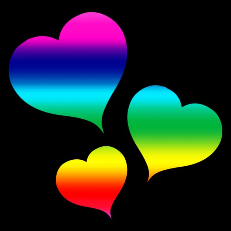 Bunte Herzen
