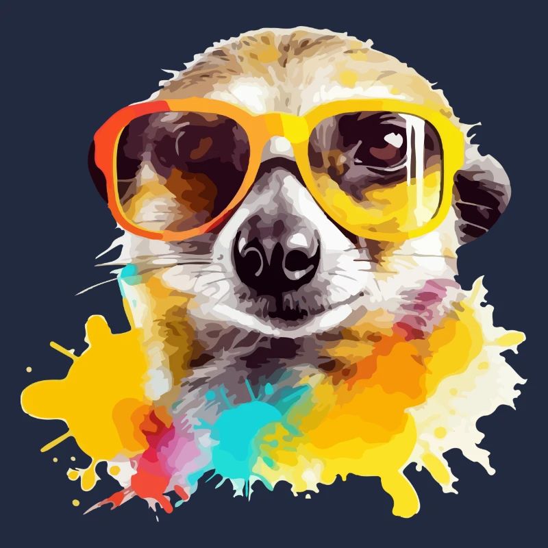 Exou das Erdmännchen mit Brille