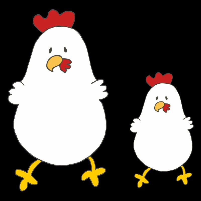 Poulet mère-enfant