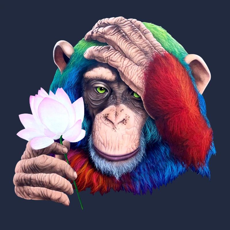 Monkey Loves Nature - Graffiti