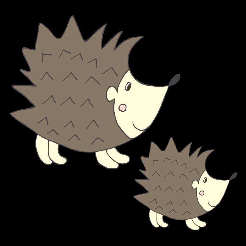 großer igel und kleiner igel