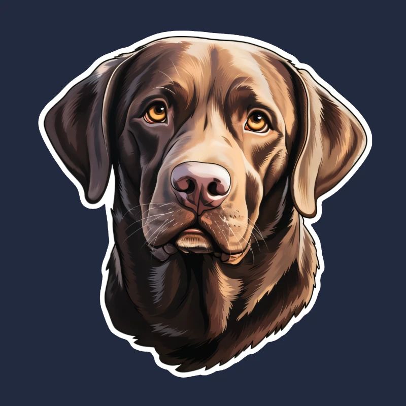 Tête de Labrador Retriever