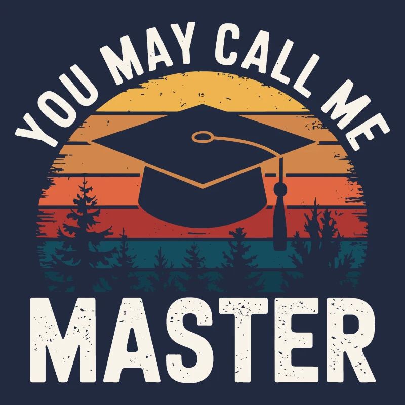 Humorous Design for Master's Graduates