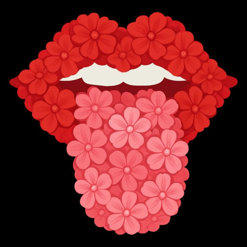 Blumige Lippen