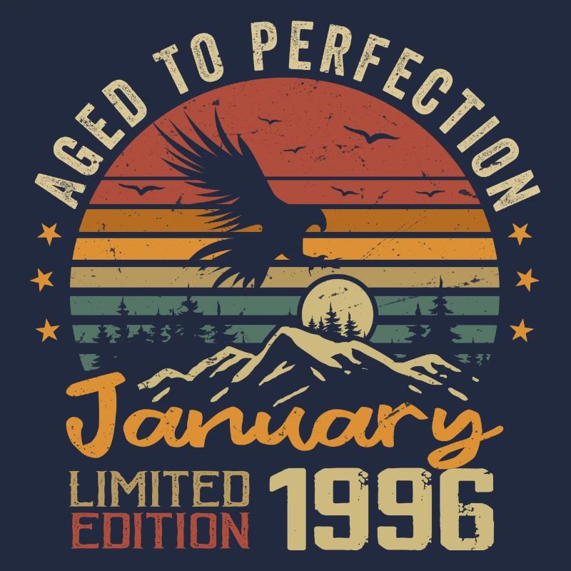 Januar 1996 Retro Vintage Geburtstagsgeschenk