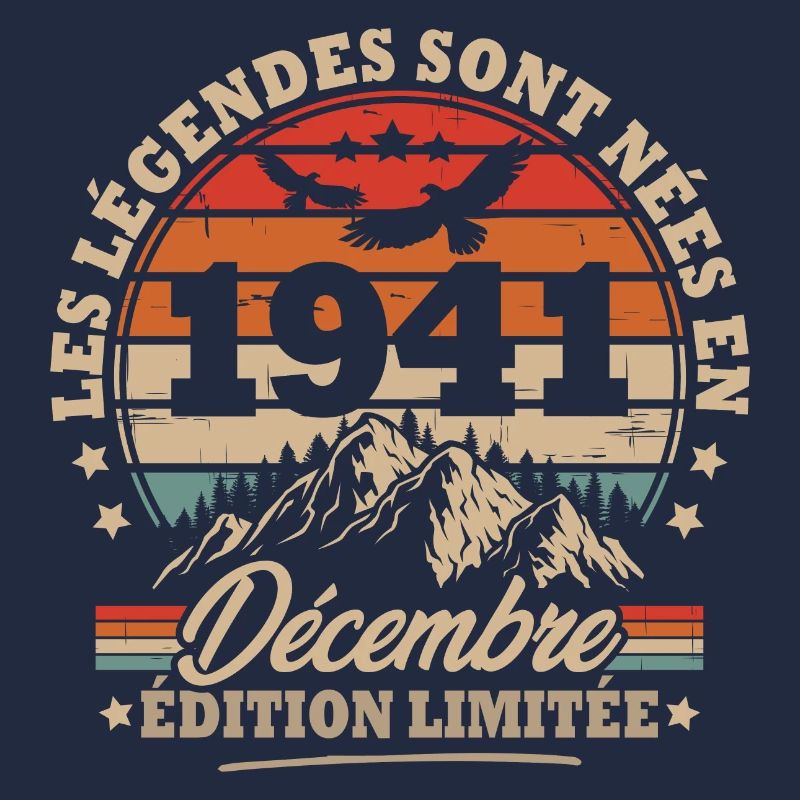 Geburtstagsgeschenk geboren im Dezember 1941
