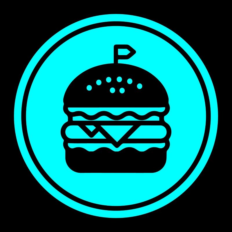 Cercle d'icônes de hamburger