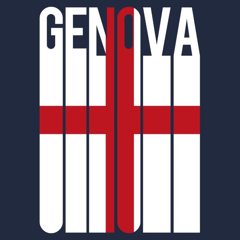 drapeau de Gênes Gênes Genes Génova