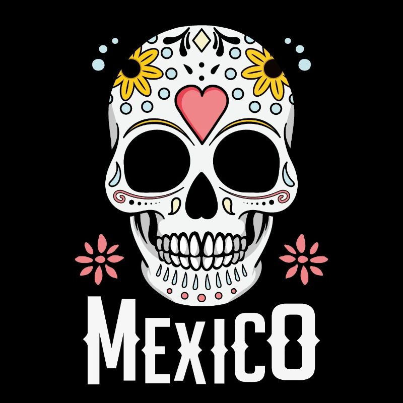 Crâne de sucre Mexique
