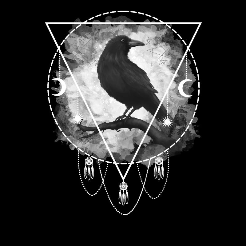 Rabe Krähe Gothic Okkultismus
