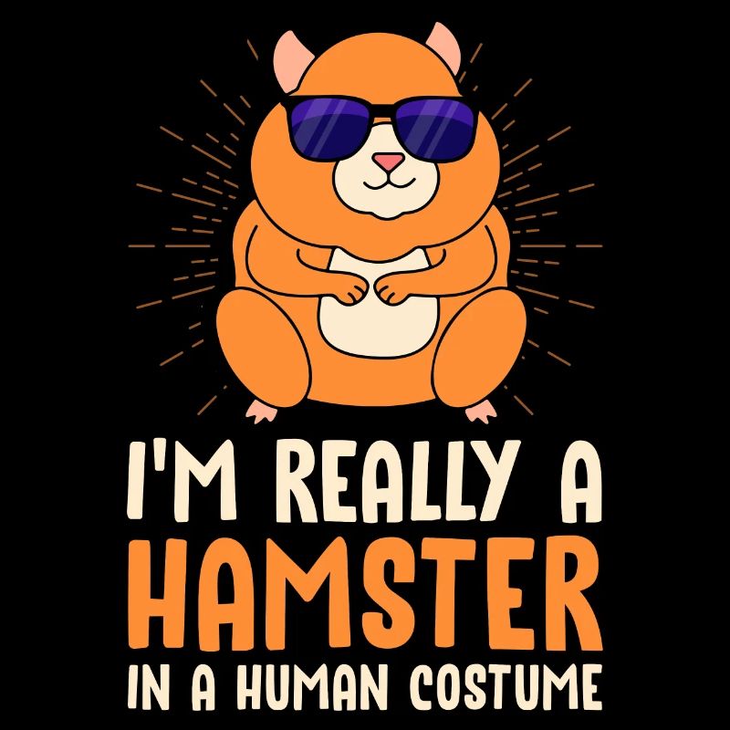 I'm Really A Hamster In A Human Costume Hamster Lo