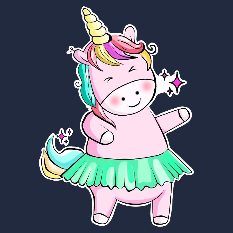 Niedliches Einhorn Sticker Aufkleber