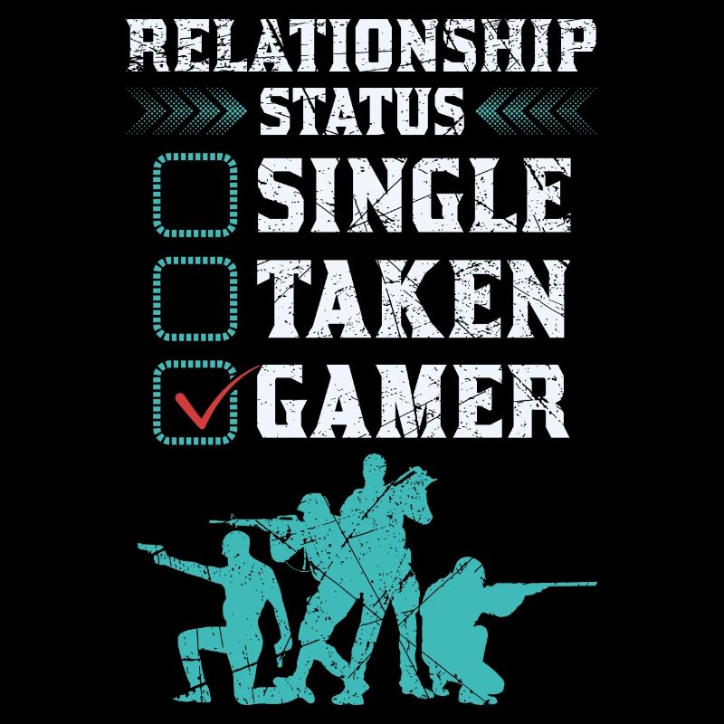 Relationship Status Gamer Design
